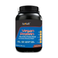 novkafit vegan protein pea rice protein isolate 100 plant based 2 lb chocolate 907 gm 